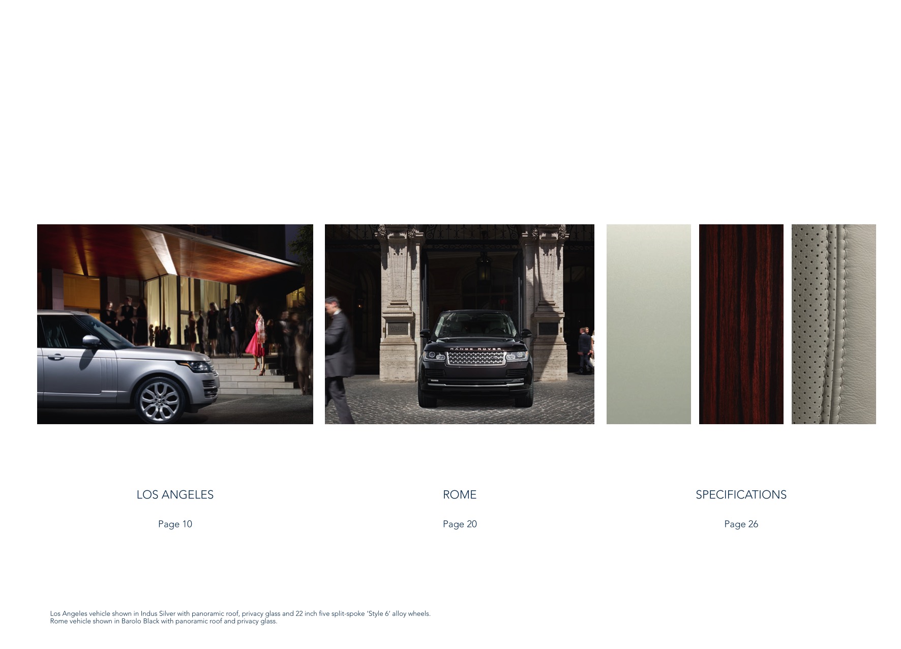 2014 Range Rover Brochure Page 2